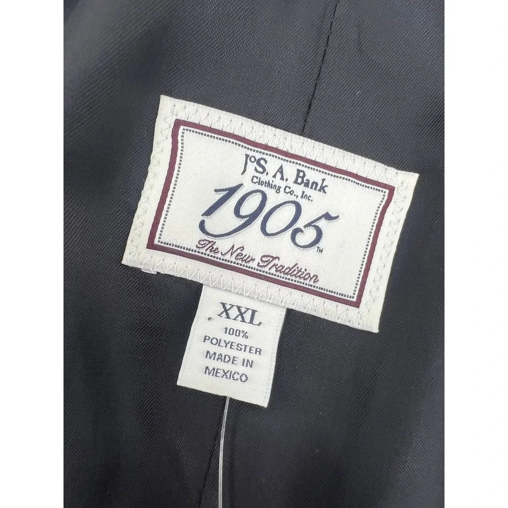 Jos. A. Bank 1905 Black Tuxedo Vest Mens XXL NWT Formal Waistcoat